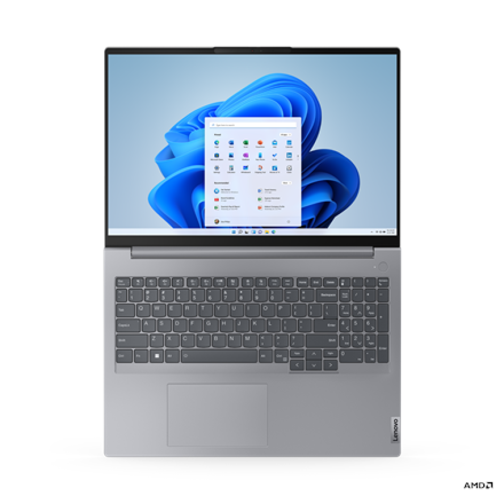 Lenovo ThinkBook 16 , Arctic Grey , 16 , IPS , WUXGA , 1920 x 1200 pixels , Anti-glare , AMD Ryzen 5 , 7430U , 16 GB , SO-DIMM DDR4 , Solid-state drive capacity 512 GB , AMD Radeon Graphics , Windows 11 Pro , 802.11ax , Bluetooth version 5.3 , Keyboard la