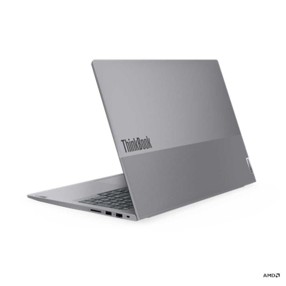 Lenovo ThinkBook 16 , Arctic Grey , 16 , IPS , WUXGA , 1920 x 1200 pixels , Anti-glare , AMD Ryzen 5 , 7430U , 16 GB , SO-DIMM DDR4 , Solid-state drive capacity 512 GB , AMD Radeon Graphics , Windows 11 Pro , 802.11ax , Bluetooth version 5.3 , Keyboard la
