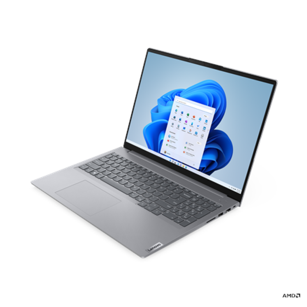 Lenovo ThinkBook 16 , Arctic Grey , 16 , IPS , WUXGA , 1920 x 1200 pixels , Anti-glare , AMD Ryzen 5 , 7430U , 16 GB , SO-DIMM DDR4 , Solid-state drive capacity 512 GB , AMD Radeon Graphics , Windows 11 Pro , 802.11ax , Bluetooth version 5.3 , Keyboard la
