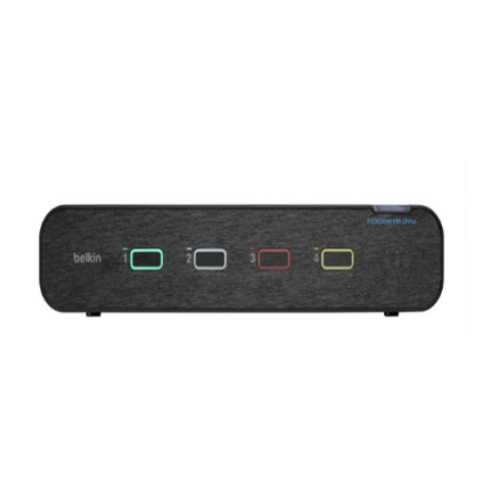 Belkin Universal 2nd Gen Secure KVM Switch, 4-Port, Dual Head, No CAC