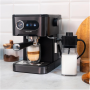 Cecotec Coffee machine , Power Espresso 20 Pro Latte , Pump pressure 20 bar , Built-in milk frother , Semi-automatic , Black , 1350 W