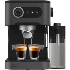 Cecotec Coffee machine , Power Espresso 20 Pro Latte , Pump pressure 20 bar , Built-in milk frother , Semi-automatic , Black , 1350 W
