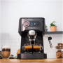 Cecotec Coffee machine , Power Espresso 20 Pro Latte , Pump pressure 20 bar , Built-in milk frother , Semi-automatic , Black , 1350 W