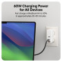 Hyper , HyperJuice USB-C Silicone Charging Cable , HJ4011BKGL