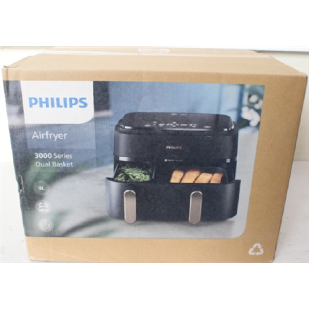 SALE OUT. , Philips , Airfryer , NA352/00 , Power 2750 W , Capacity 9 L , Rapid Air technology , Charcoal Grey/Copper , DAMAGED PACKAGING , 24 month(s)