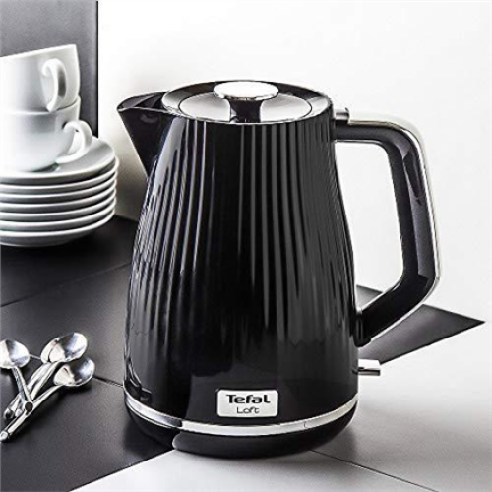 TEFAL , Kettle , KO250830 , Electric , 2400 W , 1.7 L , Plastic , 360° rotational base , Black