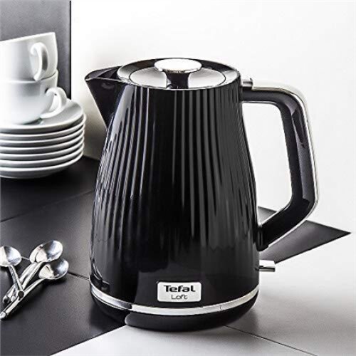 TEFAL , Kettle , KO250830 , Electric , 2400 W , 1.7 L , Plastic , 360° rotational base , Black