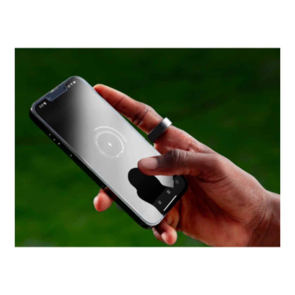 Ultrahuman , Ring Air , Matte Grey , Size 6 , Smart Ring