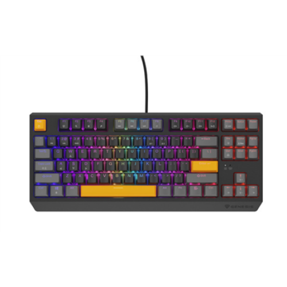 Genesis THOR 230 , Mechanical Gaming Keyboard , Wired , US , Anchor Gray Positive , USB Type-A , Outemu Red