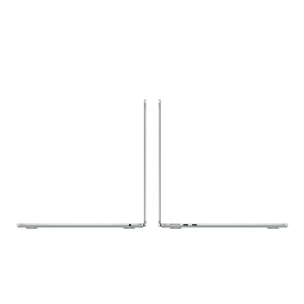 Apple MacBook , Air , Silver , 13 , IPS , 2560 x 1664 pixels , Apple M3 , 8 GB , Solid-state drive capacity 512 GB , Apple M3 chip 8-core CPU/10-core GPU , macOS , 802.11ax , Bluetooth version 5.0 , Keyboard language English , Keyboard backlit , Warranty 