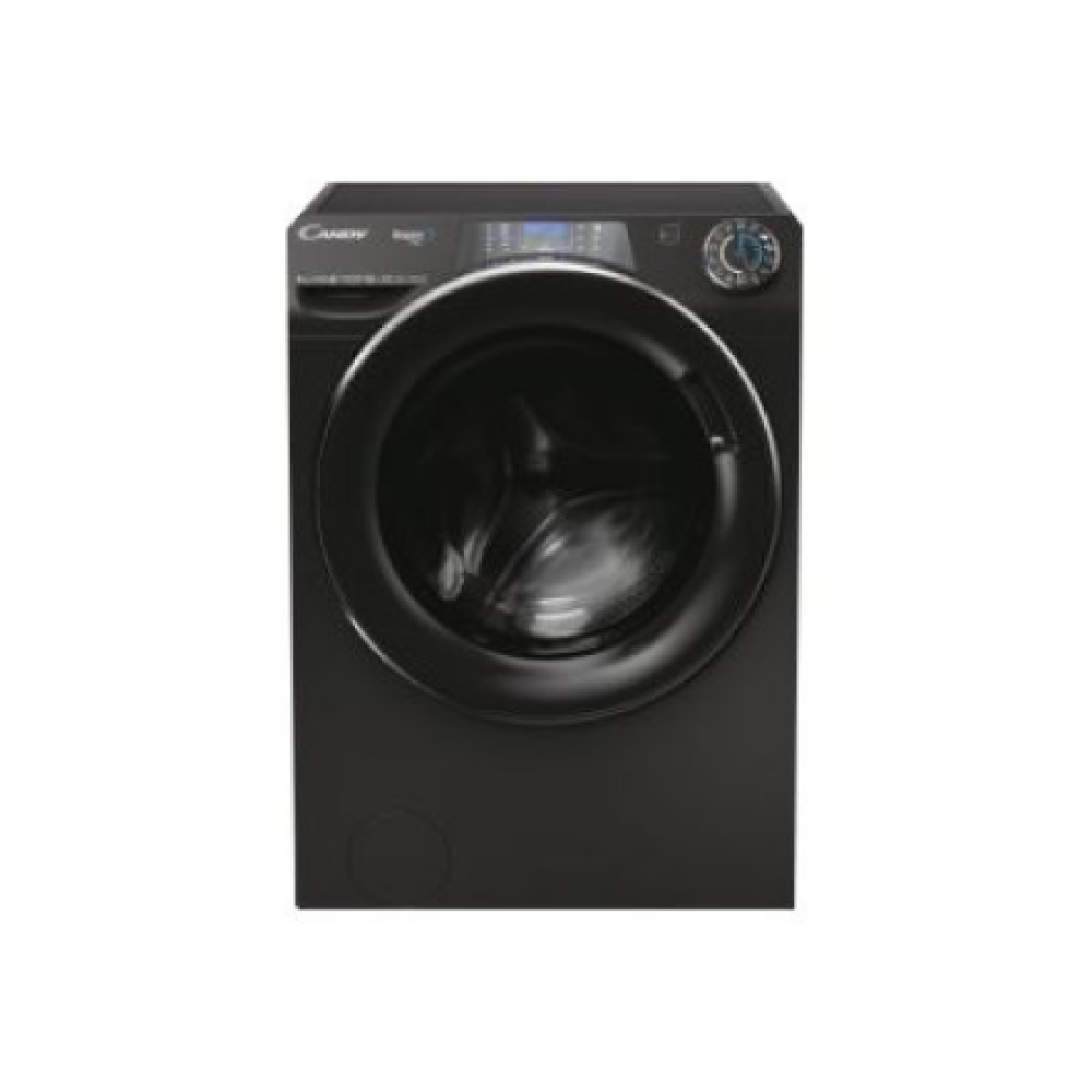 Candy , Washing Machine , RP 496BWMBCB/1-S , Energy efficiency class A , Front loading , Washing capacity 9 kg , 1400 RPM , Depth 53 cm , Width 60 cm , Display , TFT , Steam function , Wi-Fi , Glossy Black
