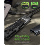 Raidsonic , M.2 NVMe and SATA SSD Enclosure via USB Type-C , IB-1808MCT-CU31