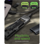 Raidsonic , M.2 NVMe and SATA SSD Enclosure via USB Type-C , IB-1808MCT-CU31