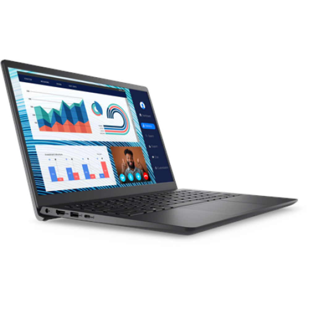 Dell Vostro 14 3420 Black, 14 , WVA, FHD, 1920 x 1080, Anti-glare, Intel Core i7, i7-1255U, 16 GB, DDR4, SSD 512 GB, Intel Iris Xe Graphics, No Optical Drive, Windows 11 Home, 802.11ac, Keyboard language English, Keyboard backlit, Warranty 36 month(s), Ba