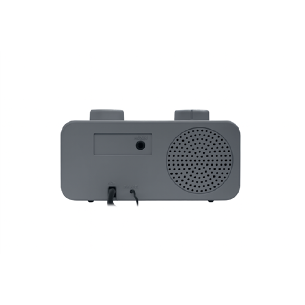 Muse Dual Alarm Clock Radio , M-17 LG , Alarm function , AUX in