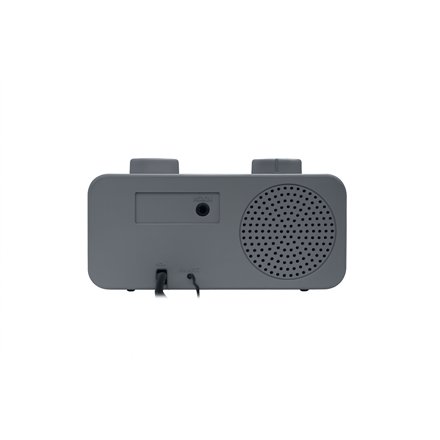 Muse Dual Alarm Clock Radio , M-17 LG , Alarm function , AUX in