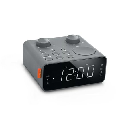 Muse Dual Alarm Clock Radio , M-17 LG , Alarm function , AUX in