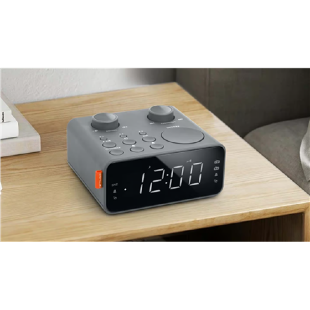 Muse Dual Alarm Clock Radio , M-17 LG , Alarm function , AUX in