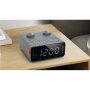Muse Dual Alarm Clock Radio , M-17 LG , Alarm function , AUX in