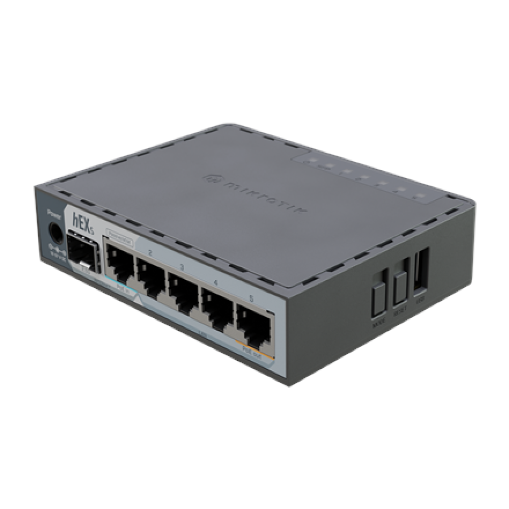 MikroTik hEX S (2025) , 10/100/1000 Mbit/s , Ethernet LAN (RJ-45) ports 5 , Mesh Support No , MU-MiMO No , No mobile broadband