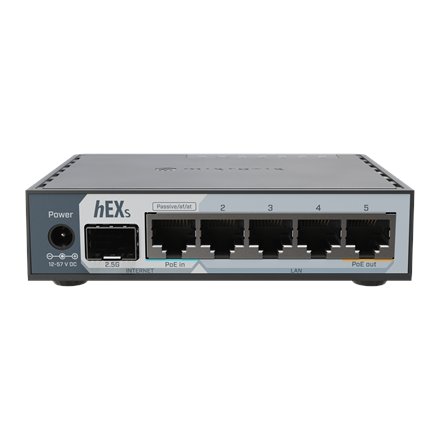 MikroTik , hEX S (2025) , 10/100/1000 Mbit/s , Mesh Support No , MU-MiMO No , No mobile broadband