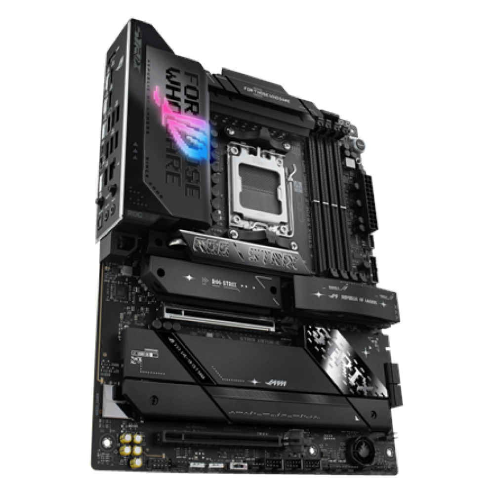 Asus ROG STRIX X870E-E GAMING WIFI , Processor family AMD , Processor socket AM5 , DDR5 , Supported hard disk drive interfaces SATA, M.2 , Number of SATA connectors 4