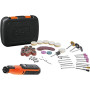 BLACK & DECKER , 8V Cordless Rotary Tool With Kit Box , BCRT8IK-XJ