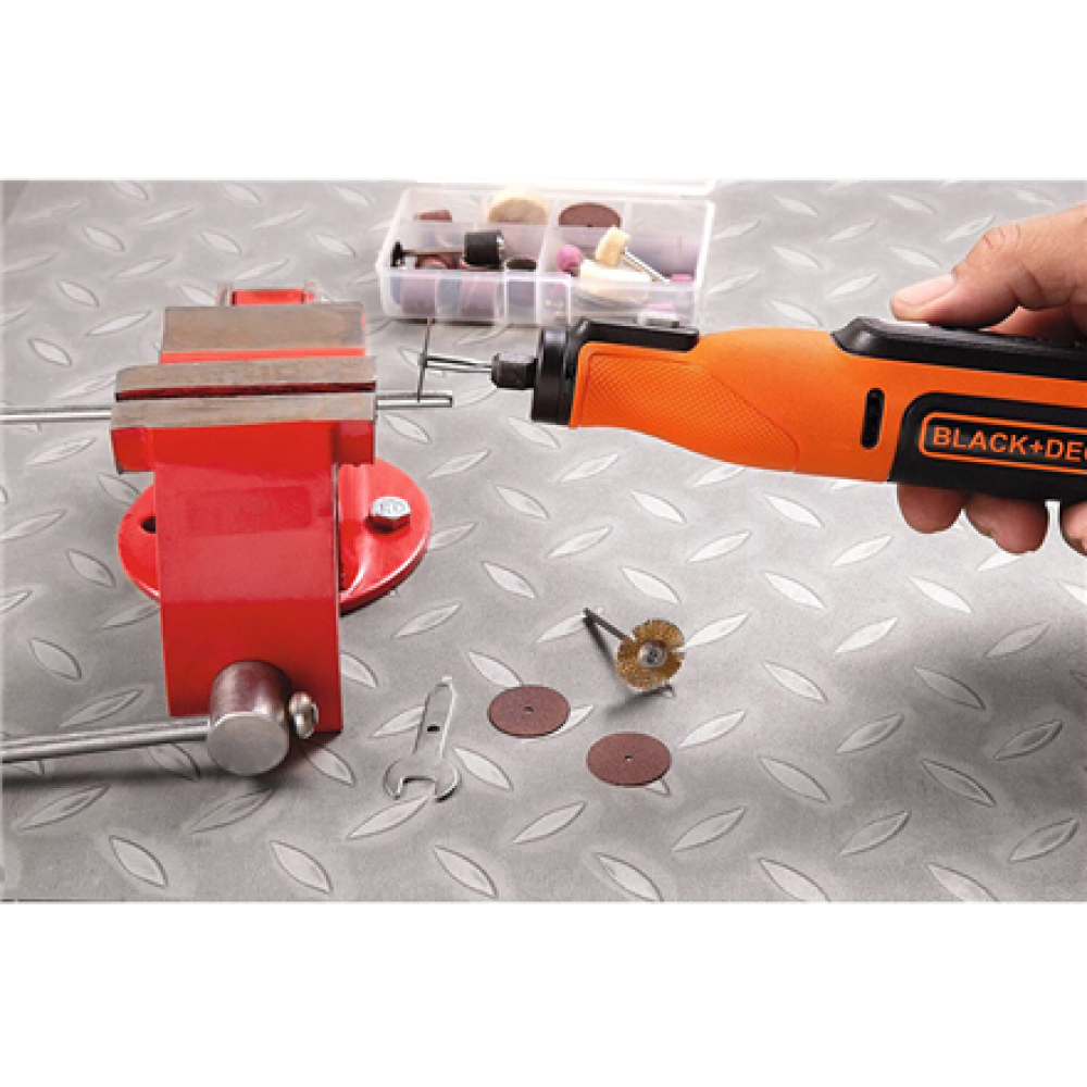 8V Cordless Rotary Tool With Kit Box , BCRT8IK-XJ