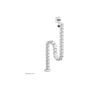 Neomounts ADS06-131WH Cable spine, Clamp-on design, Universal