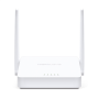 Mercusys Wireless N ADSL2+ Modem Router MW300D 802.11n 300 Mbit/s 10/100 Mbit/s Ethernet LAN (RJ-45) ports 3 Mesh Support No MU-MiMO No No mobile broadband Antenna type 2×External