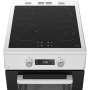 BEKO Cooker , FSM59305WDT , Hob type Induction , Oven type Electric , White , Width 50 cm , Grilling , Depth 60 cm , 60 L