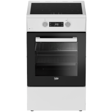 BEKO Cooker , FSM59305WDT , Hob type Induction , Oven type Electric , White , Width 50 cm , Grilling , Depth 60 cm , 60 L