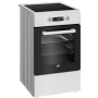 BEKO Cooker , FSM59305WDT , Hob type Induction , Oven type Electric , White , Width 50 cm , Grilling , Depth 60 cm , 60 L
