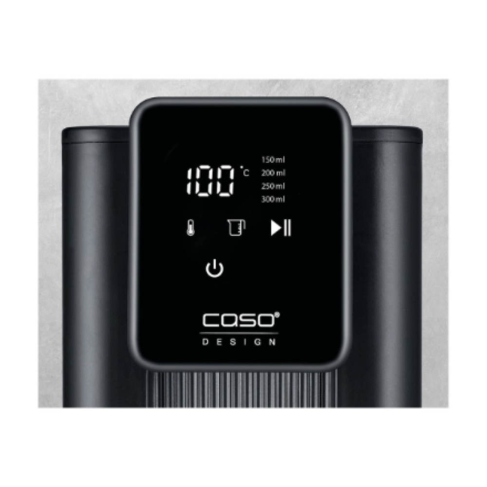 Caso , Turbo Hot Water Dispenser , HW 616 , Water Dispenser , 2600 W , 2.5 L , Plastic/Stainless Steel , Black/Stainless Steel