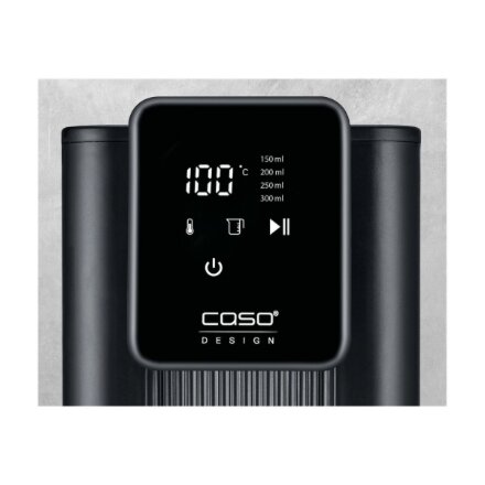 Caso , Turbo Hot Water Dispenser , HW 616 , Water Dispenser , 2600 W , 2.5 L , Plastic/Stainless Steel , Black/Stainless Steel