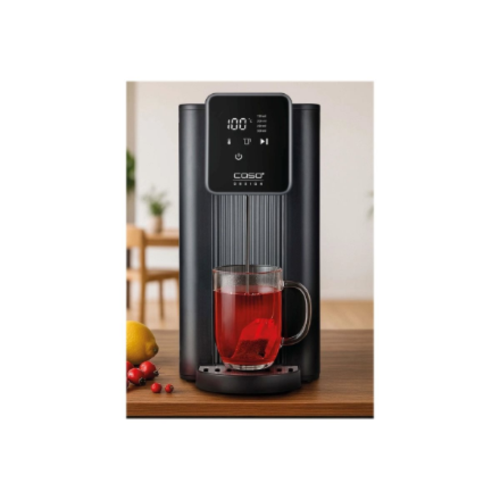 Caso , Turbo Hot Water Dispenser , HW 616 , Water Dispenser , 2600 W , 2.5 L , Plastic/Stainless Steel , Black/Stainless Steel