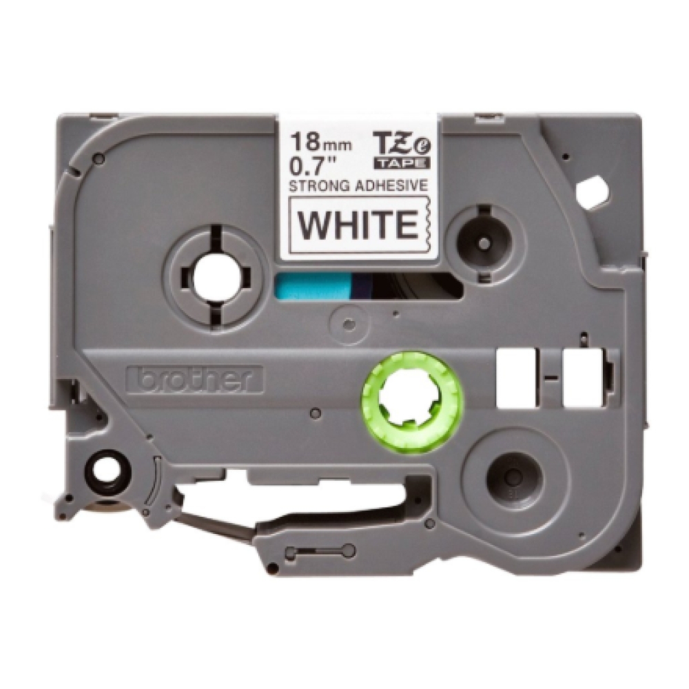 Brother , TZe-S241 Strong Adhesive Laminated Tape , Black on White , TZe , 8 m , 1.8 cm