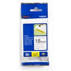 Brother , TZe-S241 Strong Adhesive Laminated Tape , Black on White , TZe , 8 m , 1.8 cm