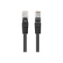 Lanberg Patchcord CAT.6 UTP 0.25M fluke passed 10-pack, Black , PCU6-20CC-0025-BK