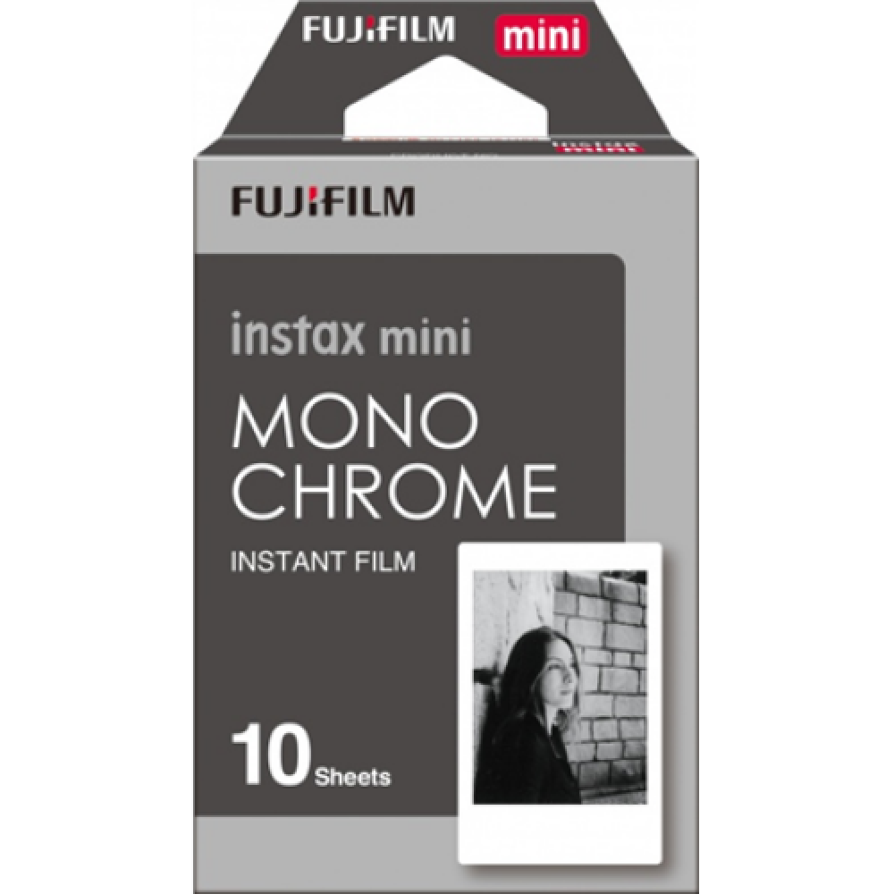 Fujifilm , Instax Mini , Monochrome (10pl) Instant Film , 54 x 86 mm , Quantity 10