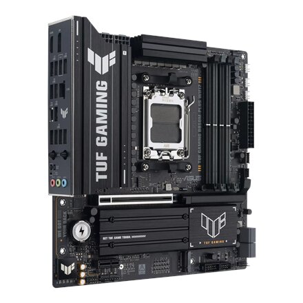 Asus TUF GAMING B850M-PLUS WIFI7 , Processor family AMD , Processor socket AM5 , DDR5 , Supported hard disk drive interfaces SATA, M.2 , Number of SATA connectors 4