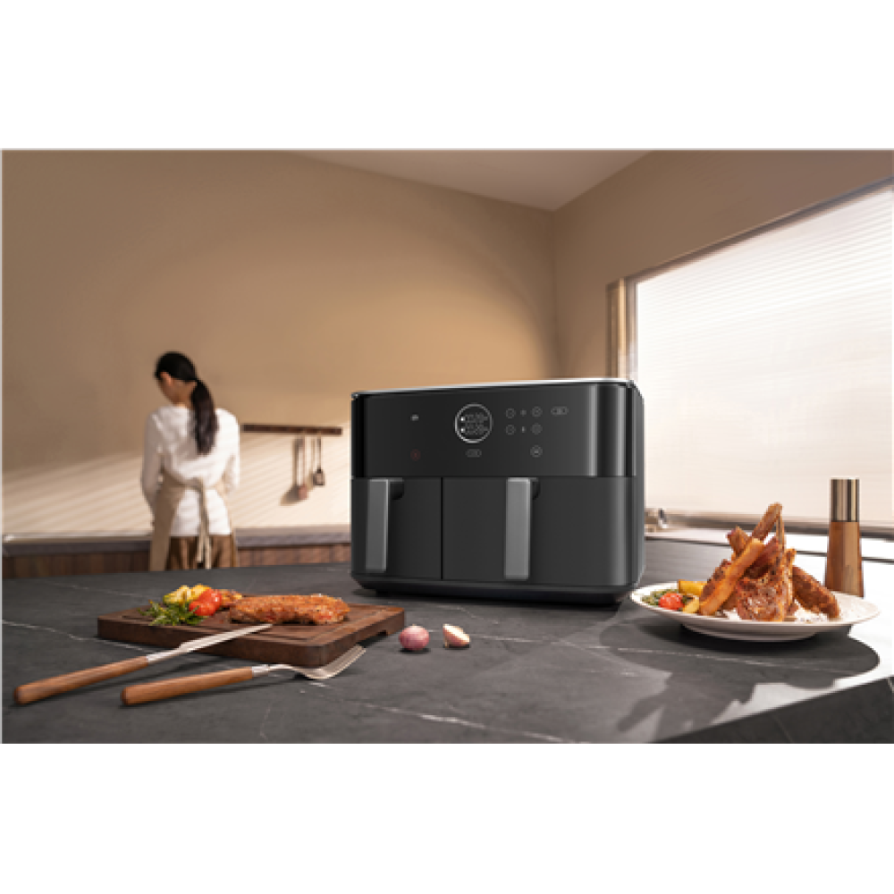 Xiaomi Dual Zone Air Fryer EU , Power 2700 W , Capacity 10 L , Black