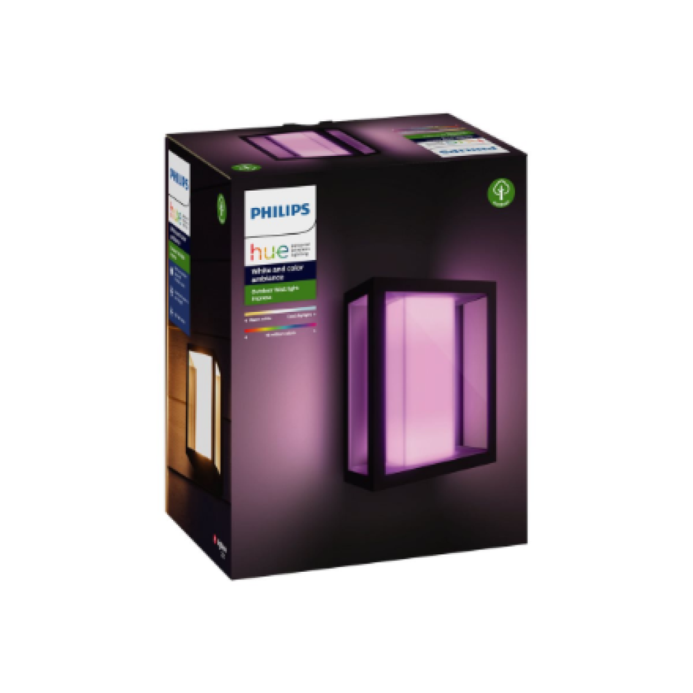 Philips Hue WCA Impress Outdoor Wall Large Lantern , 8 W , 2000-6500 Hue White Colour Ambiance