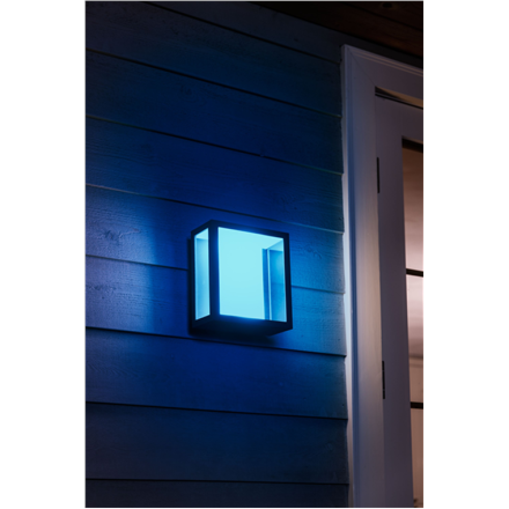 Philips Hue WCA Impress Outdoor Wall Large Lantern , 8 W , 2000-6500 Hue White Colour Ambiance