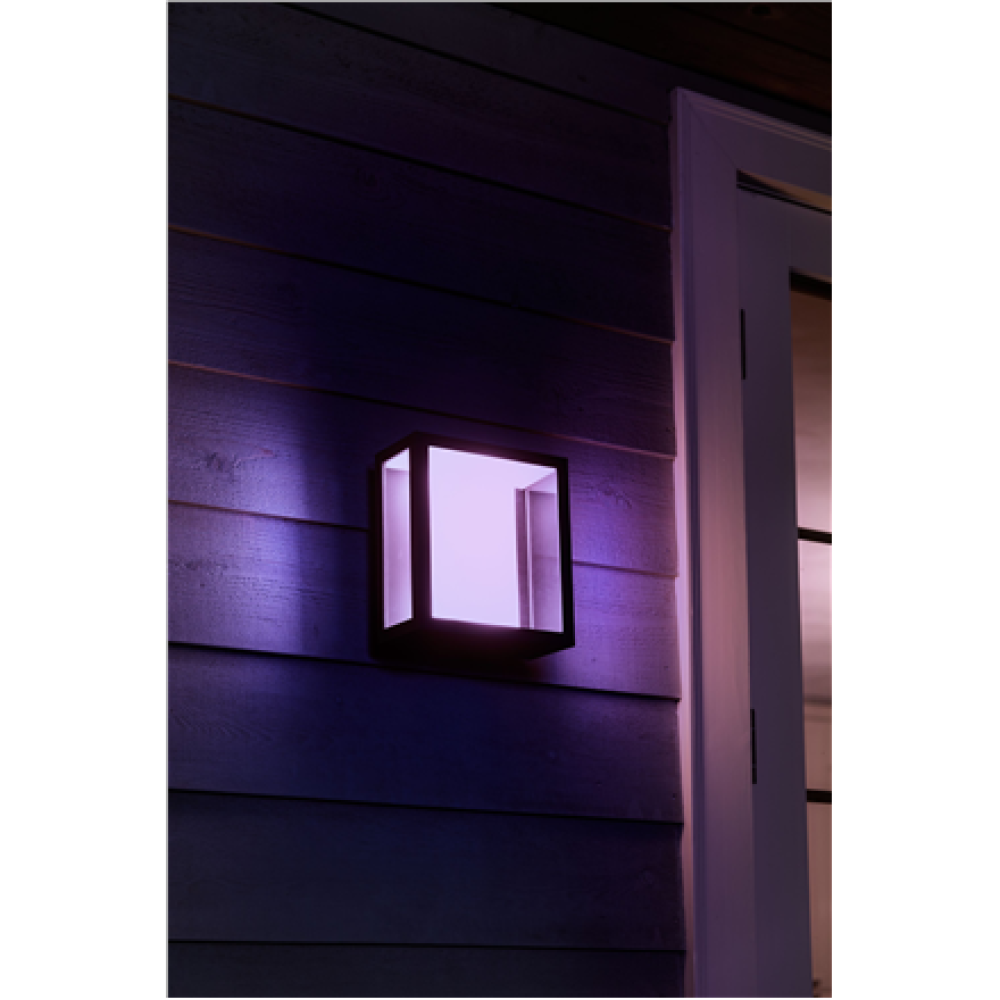 Philips Hue WCA Impress Outdoor Wall Large Lantern , 8 W , 2000-6500 Hue White Colour Ambiance