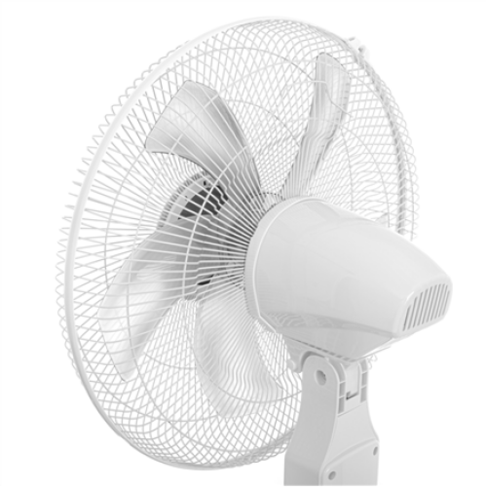 Adler , Fan , AD 7328 , Stand Fan , White , Diameter 40 cm , Number of speeds 3 , Oscillation , 120 W , Yes