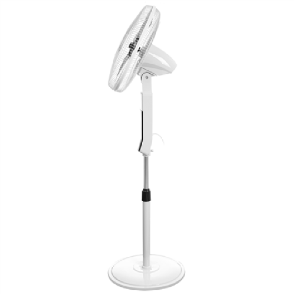 Adler , Fan , AD 7328 , Stand Fan , White , Diameter 40 cm , Number of speeds 3 , Oscillation , 120 W , Yes