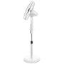 Adler , Fan , AD 7328 , Stand Fan , White , Diameter 40 cm , Number of speeds 3 , Oscillation , 120 W , Yes