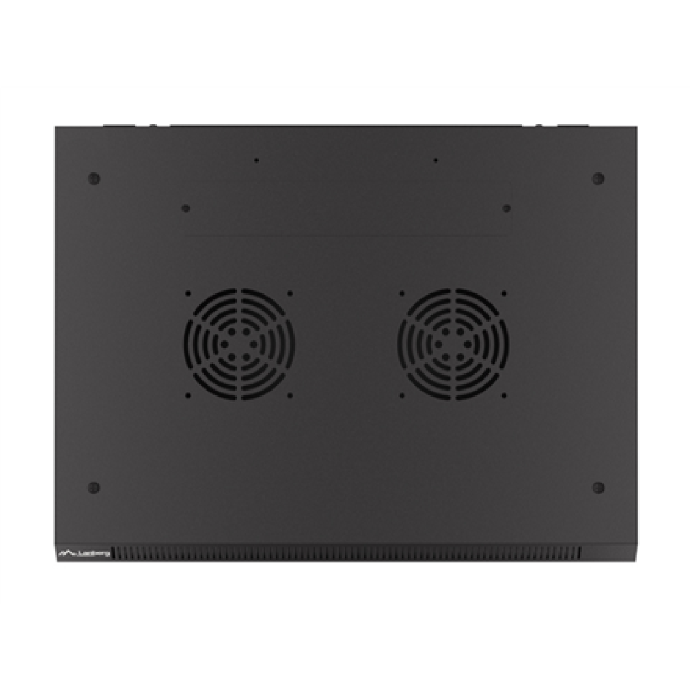 Lanberg , Rack cabinet 19 wall-mount 6U/600x450 with perforated door (flat pack) , WF01-6406-23B , Black