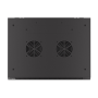 Lanberg , Rack cabinet 19 wall-mount 6U/600x450 with perforated door (flat pack) , WF01-6406-23B , Black